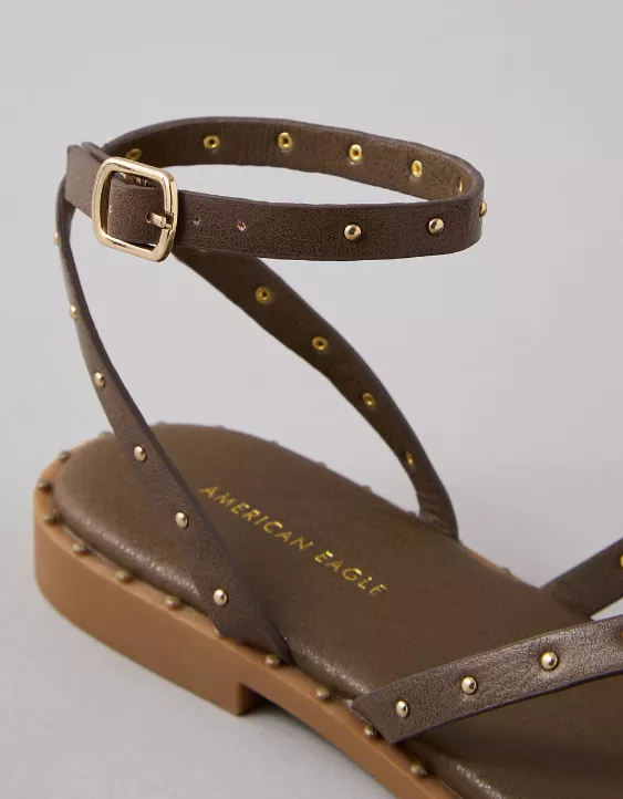 American Eagle AE Studded Ankle Strap Sandal
