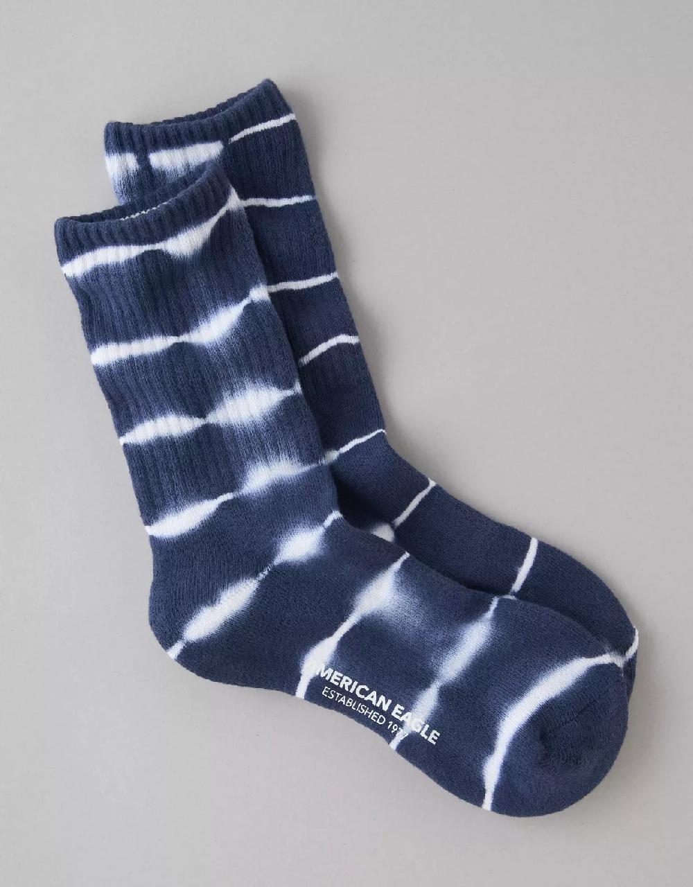 American Eagle AE Tie-Dye Terry Crew Socks