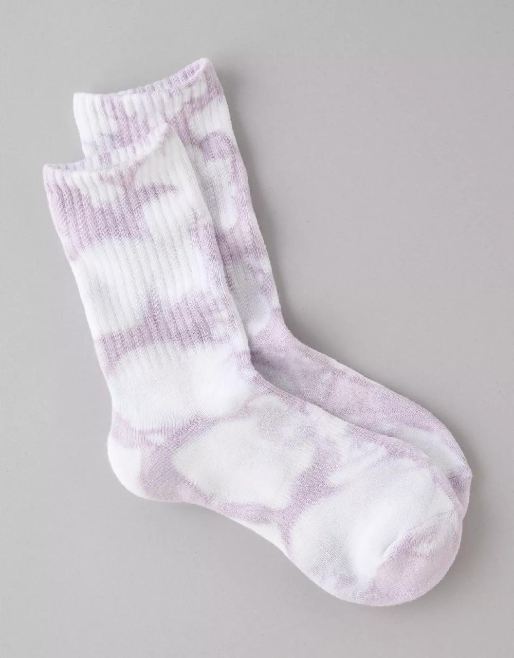 American Eagle AE Tie-Dye Terry Crew Socks