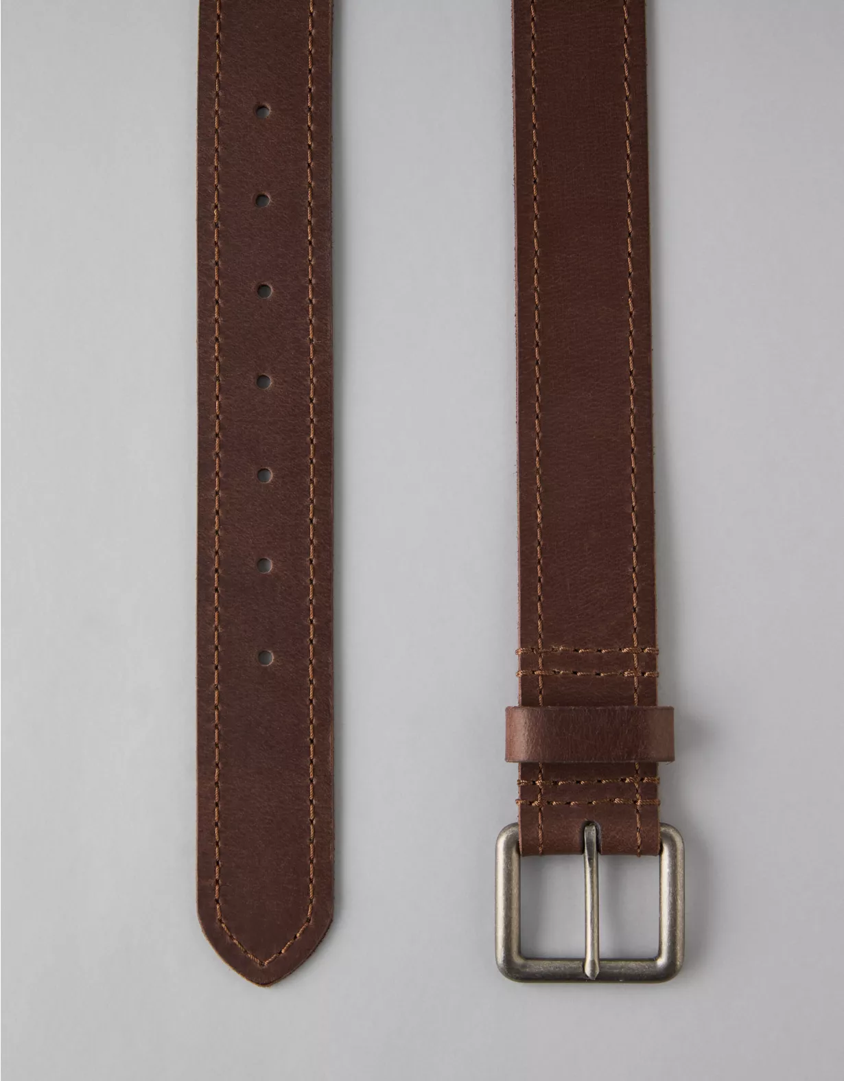 American Eagle AE Tonal Stitched Leather Belt
