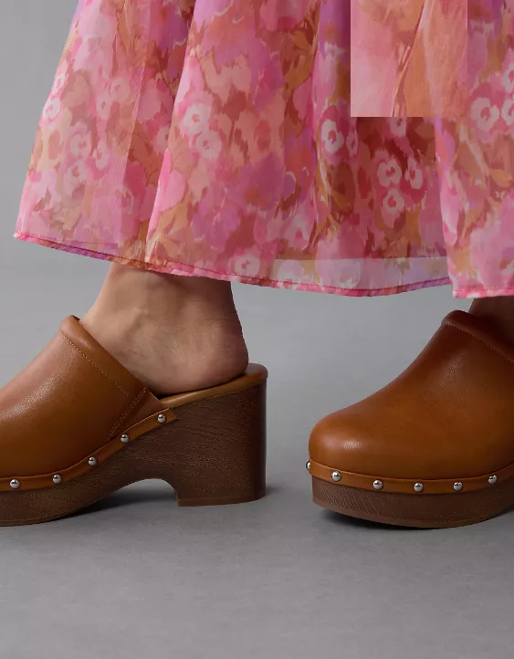 American Eagle AE Women's Bohemian Heeled Clog