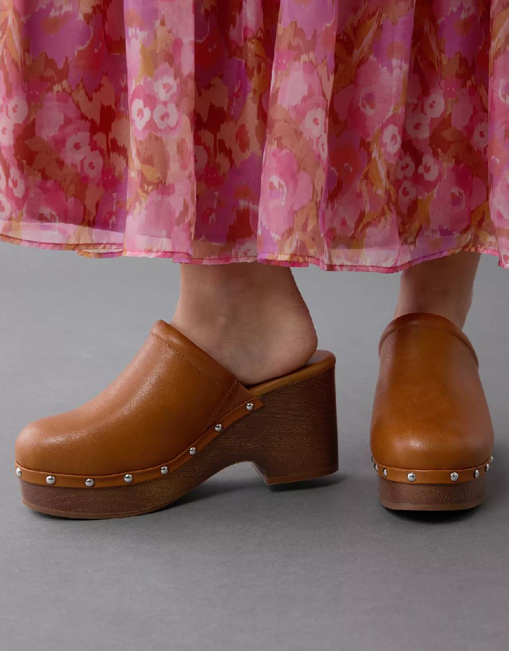 american eagle AE Women's Bohemian Heeled Clog