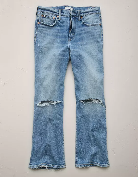 American Eagle AE77 Premium Bootcut Crop Jean