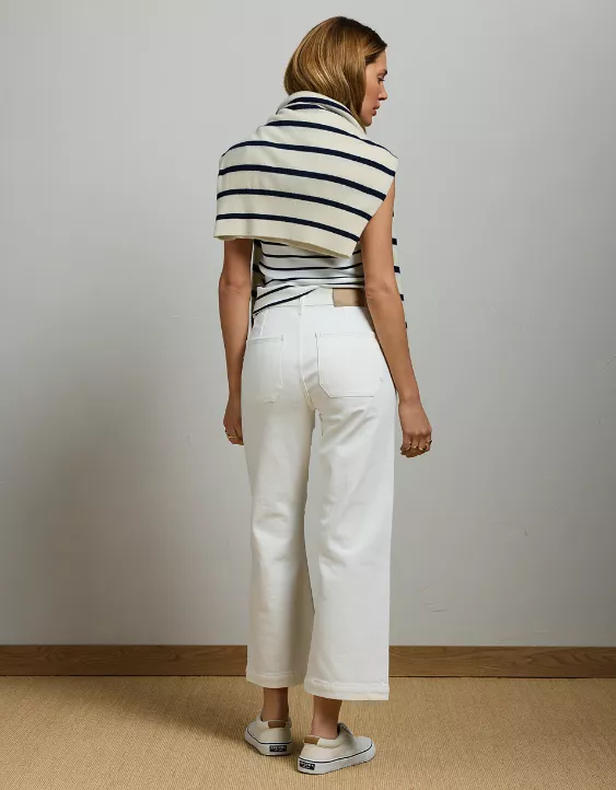 American Eagle AE77 Premium Bootcut Crop Jean