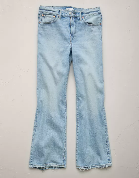 American Eagle AE77 Premium Bootcut Crop Jean