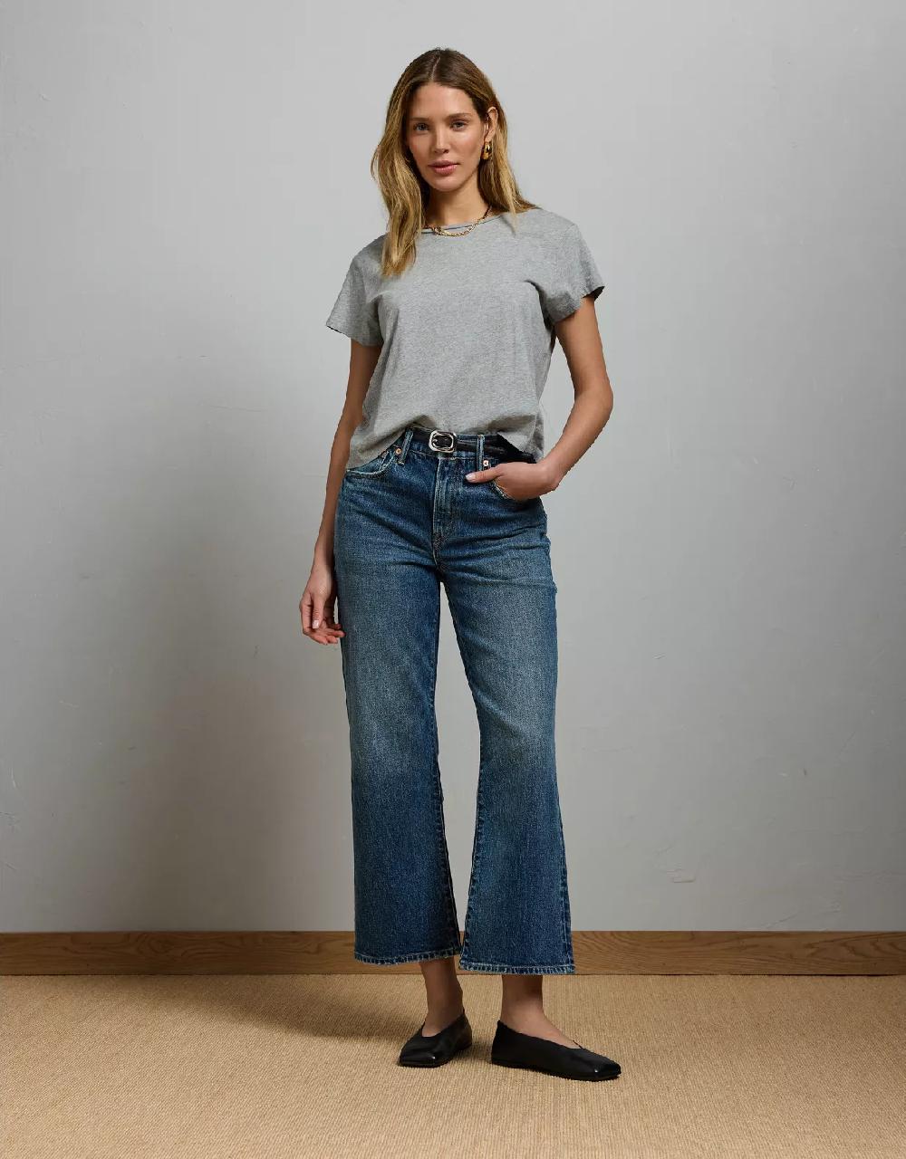 american eagle AE77 Premium Bootcut Crop Jean