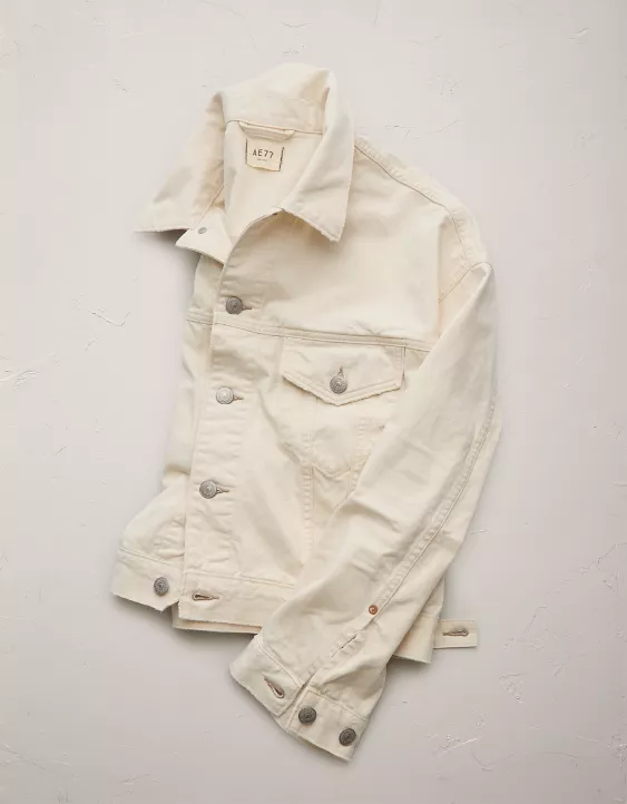 American Eagle AE77 Premium Oversized Denim Jacket