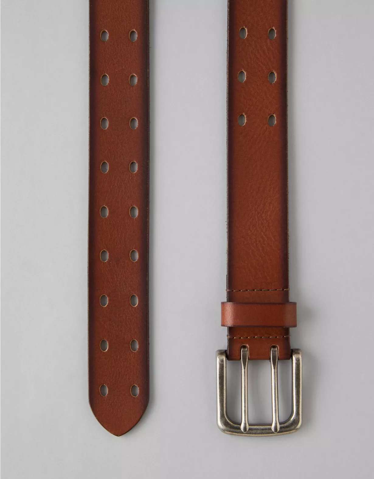 American Eagle AEO Double-Prong Leather Belt
