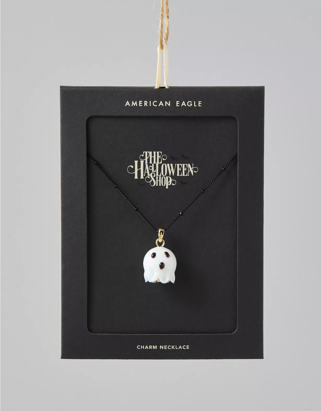 American Eagle AEO Halloween Ghost Necklace