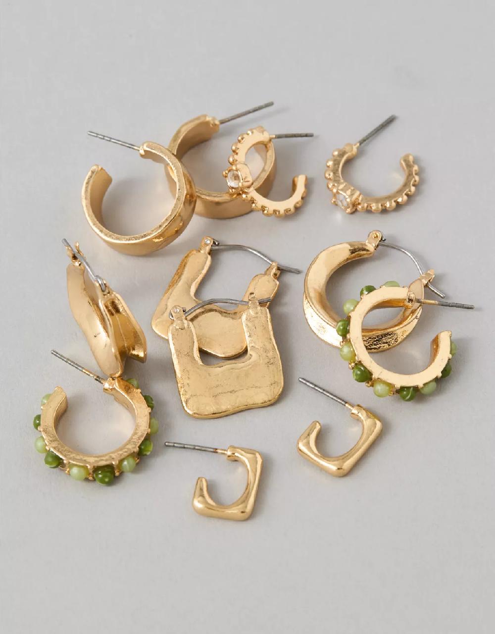 american eagle AEO Rectangle Earrings 6-Pack