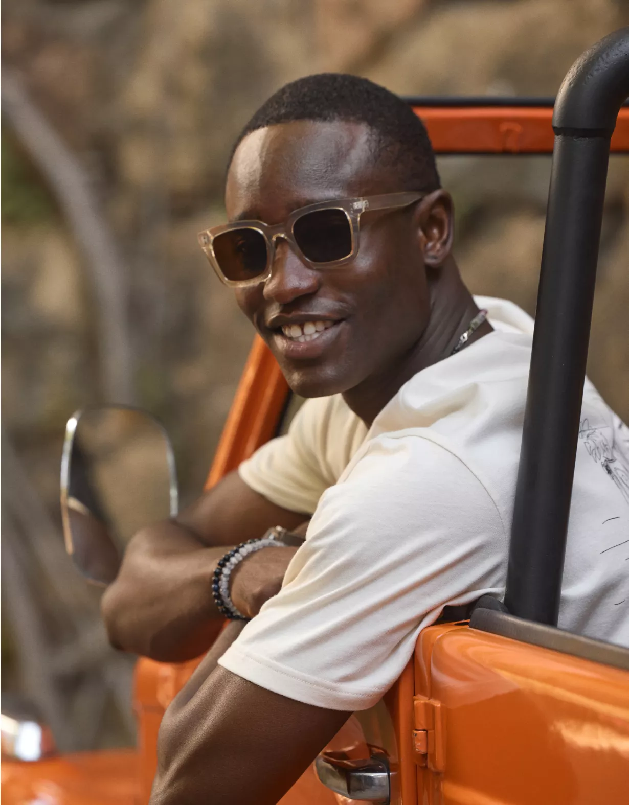 american eagle AEO Square Thick Frame Sunglasses