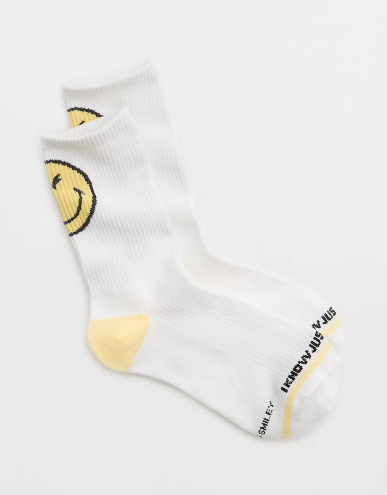 american eagle Aerie Ribbed Cotton Crew Socks