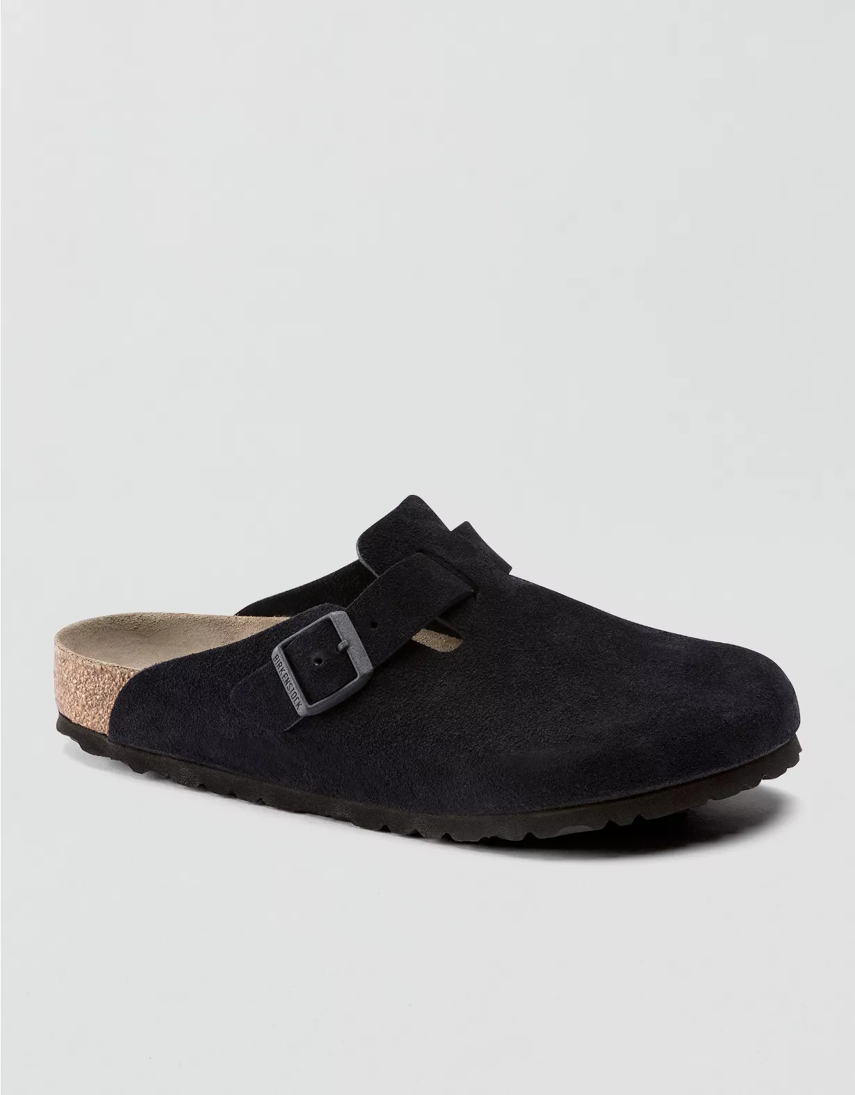 american eagle Birkenstock Men's Suede Boston Clog