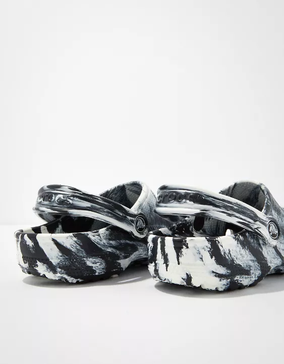 American Eagle Crocs Classic Marbled Clog