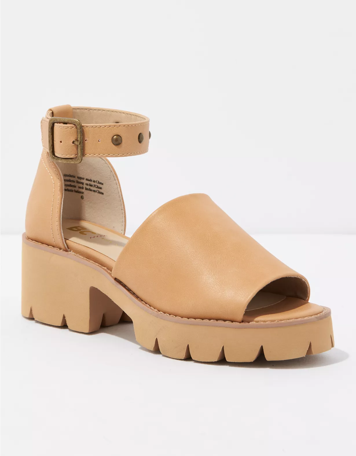 american eagle BC Footwear Women's United Vegan Platform Sandal
