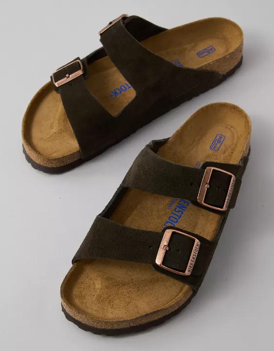 American Eagle Birkenstock Men's Arizona Suede Sandal
