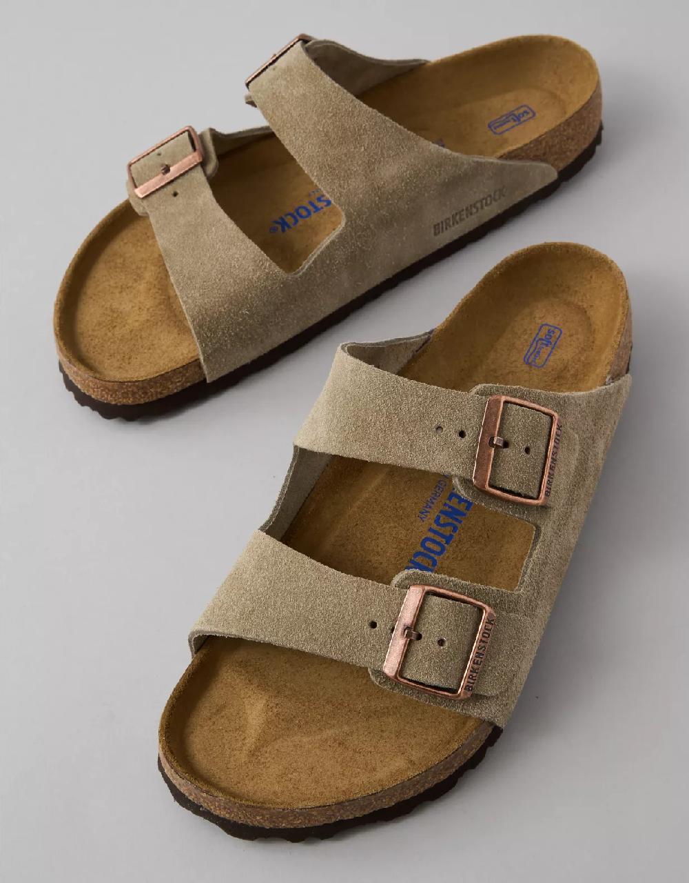 american eagle Birkenstock Men's Arizona Suede Sandal