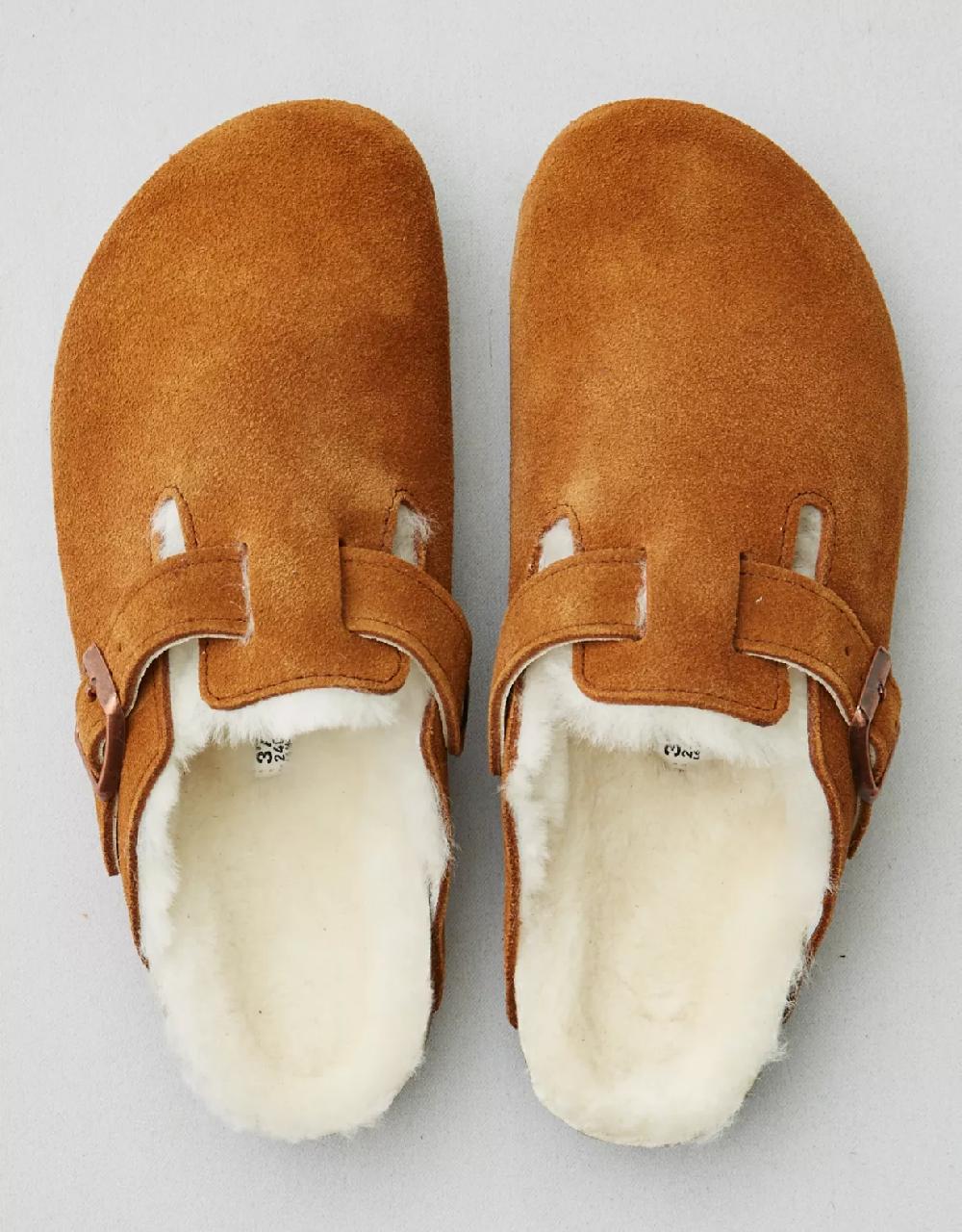 American Eagle Birkenstock Women's Boston Shearling-Lined Clog