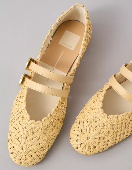 American Eagle Dolce Vita Baylee Sunflower Ballet Flats