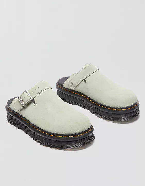 American Eagle Dr. Martens Zebzag Suede Slingback Mule