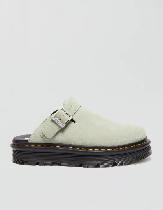 American Eagle Dr. Martens Zebzag Suede Slingback Mule