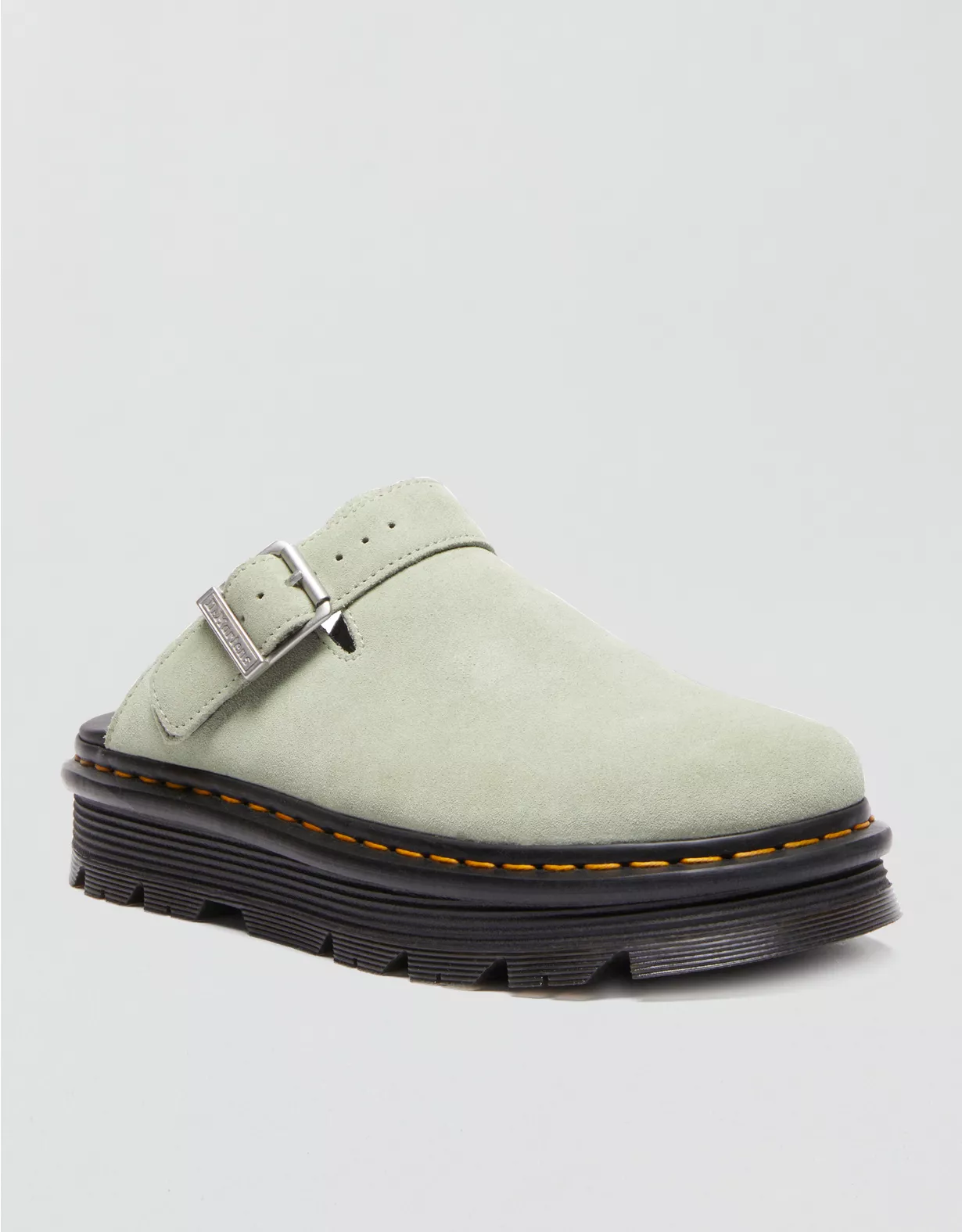 american eagle Dr. Martens Zebzag Suede Slingback Mule