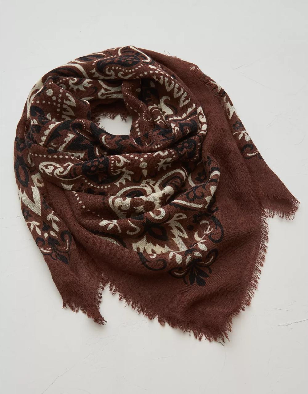 american eagle Maison Lecomte Flament Bandana Scarf