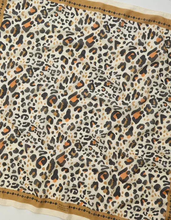 American Eagle Maison Lecomte Large Léo Camel Pareo Scarf