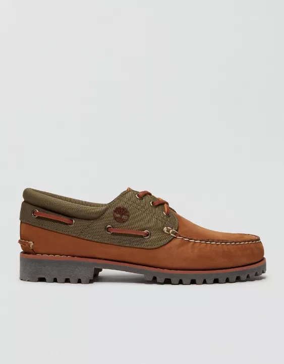 American Eagle Timberland Men's 3-Eye Classic Boat Shoe