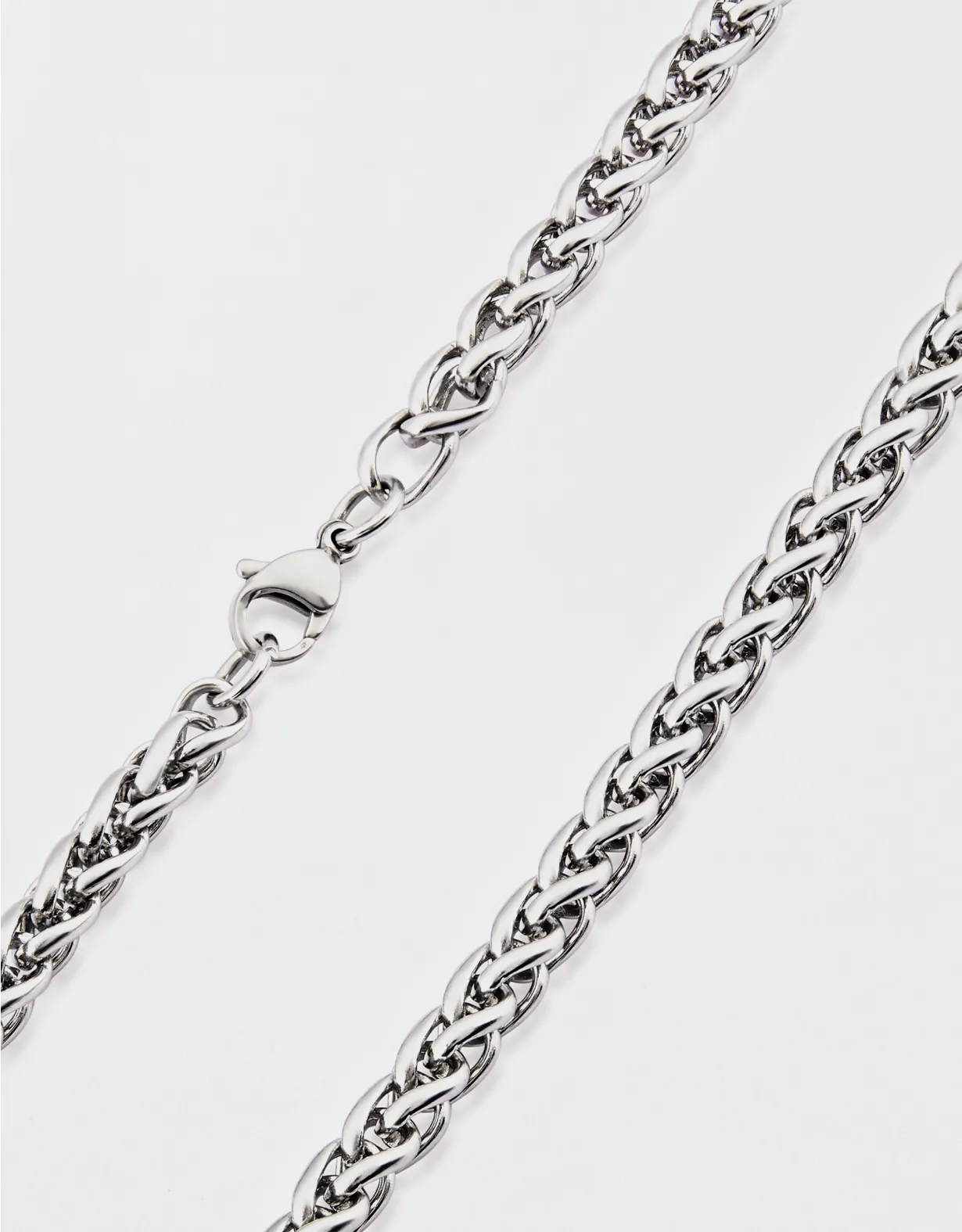 American Eagle West Coast Jewelry Stainless Steel Polished Spiga Chain Necklace