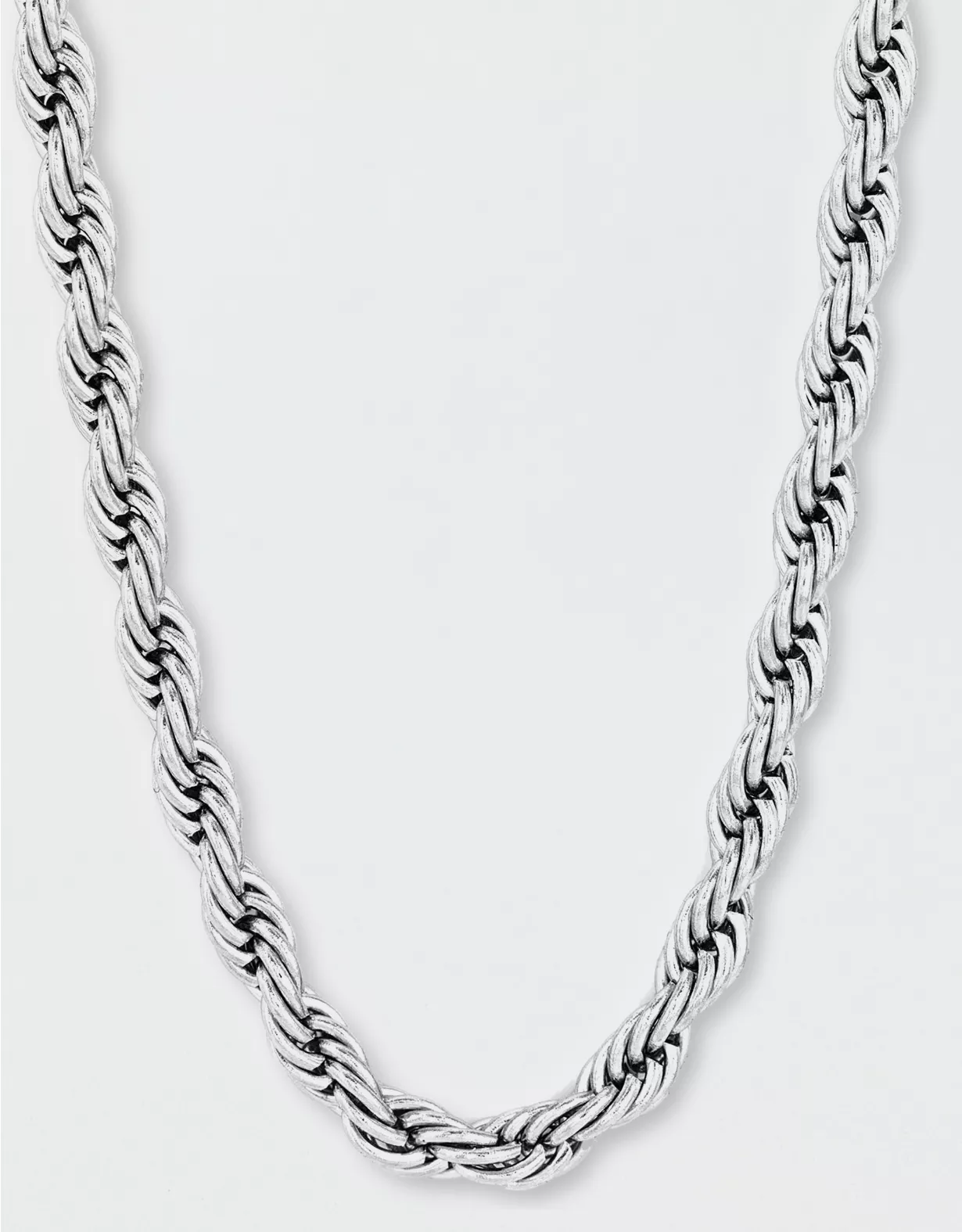 american eagle West Coast Jewelry Stainless Steel Spiga Chain Necklace
