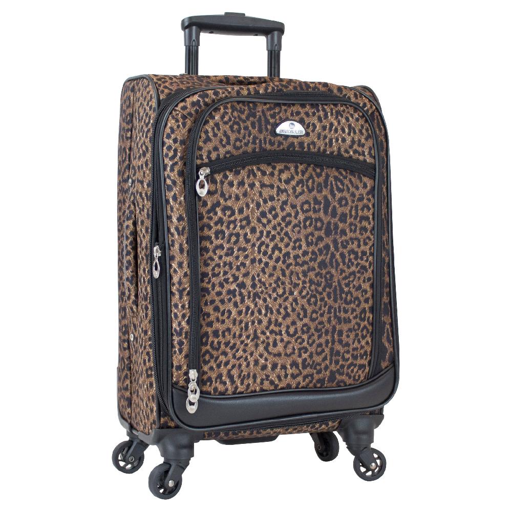american flyer American Flyer Animal Print 21" Spinner Luggage