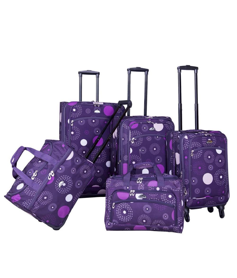 american flyer American Flyer Fireworks 5-Piece Spinner Luggage Set
