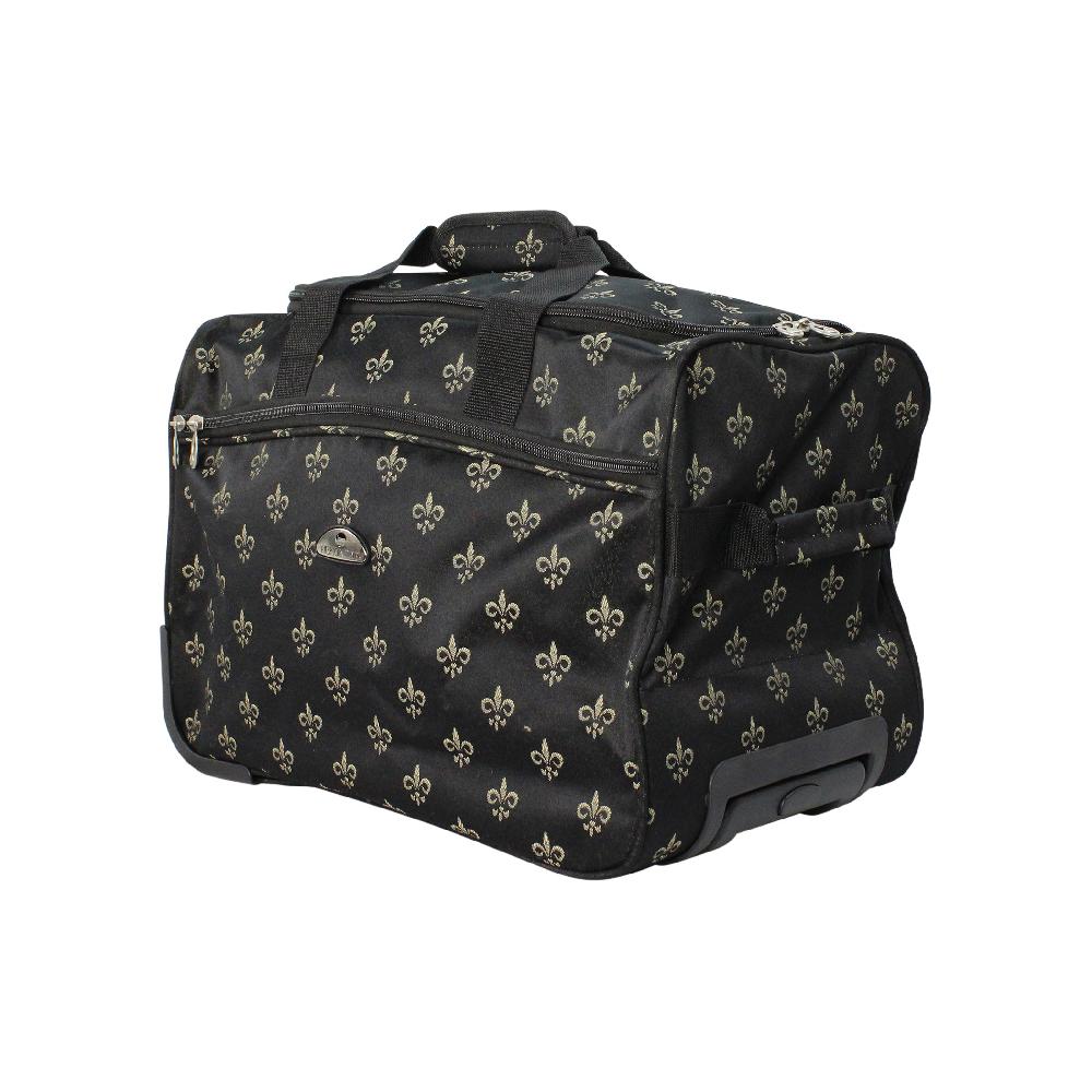 American Flyer American Flyer Fleur De Lis Wheeled Duffel