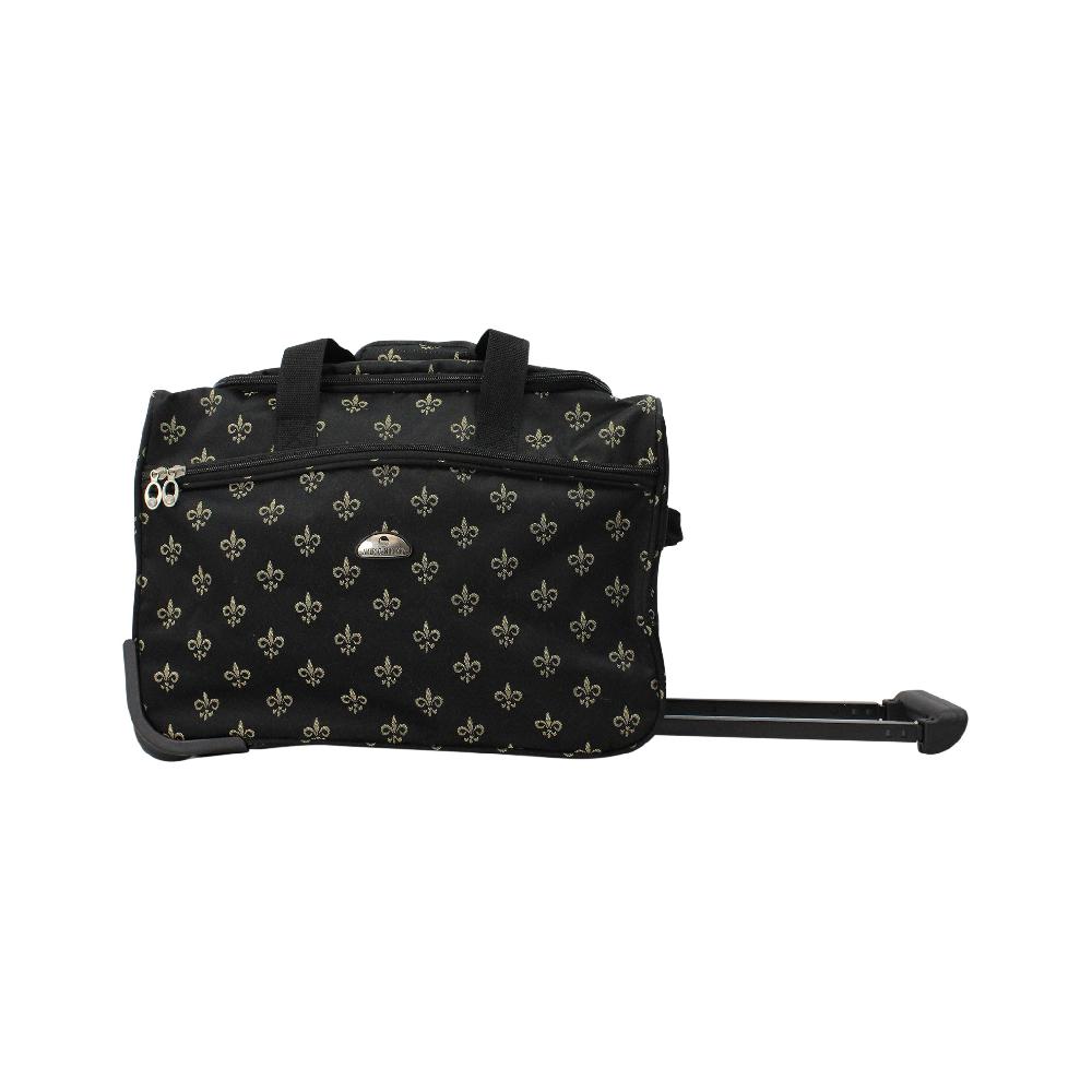 american flyer American Flyer Fleur de Lis Wheeled Duffel