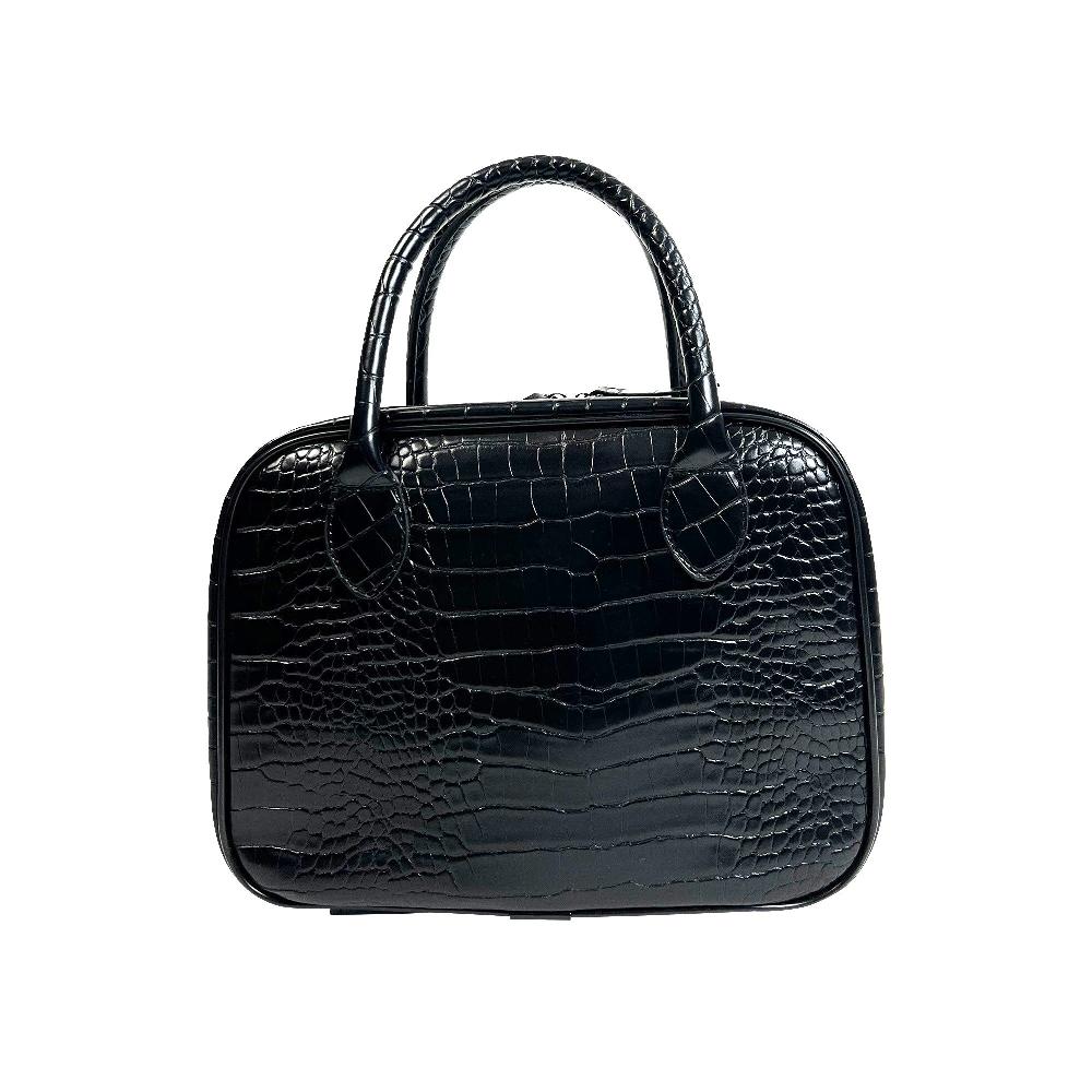 American Flyer Kathy Ireland Croco Dome Lunch Tote