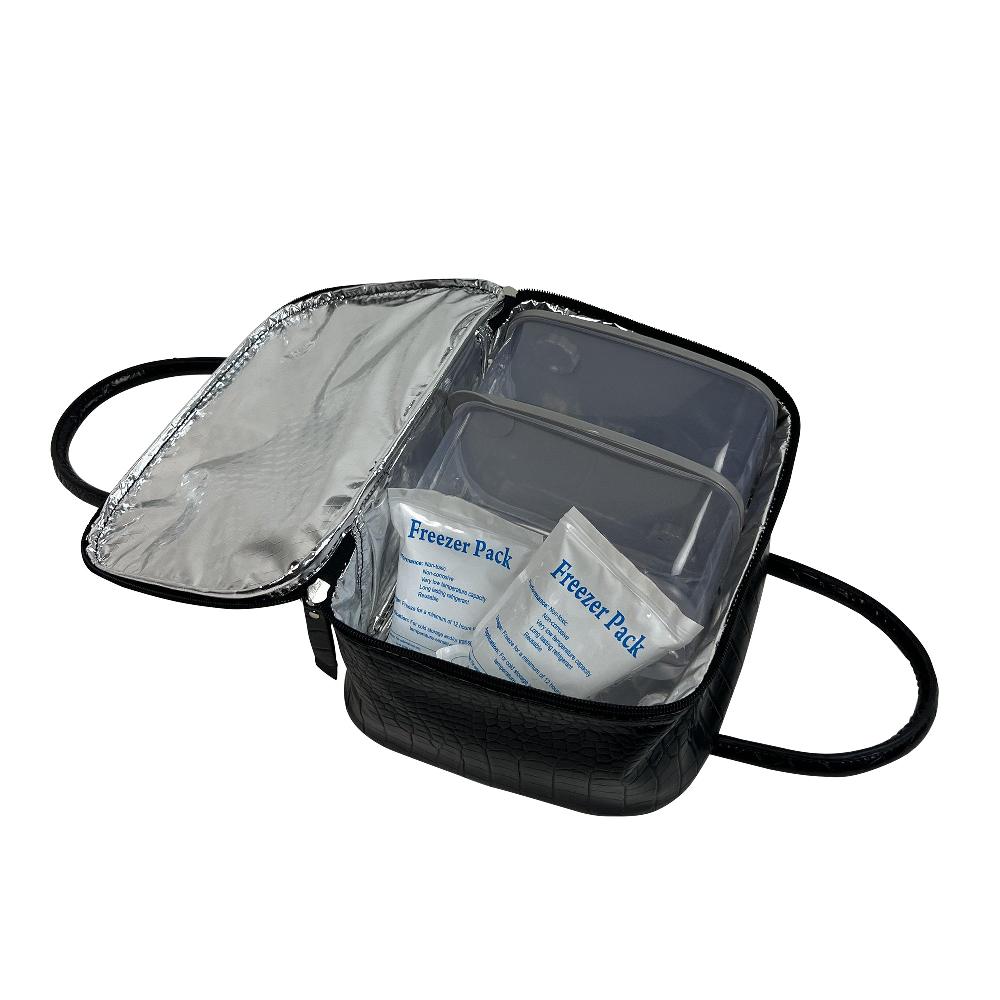 American Flyer Kathy Ireland Croco Dome Lunch Tote