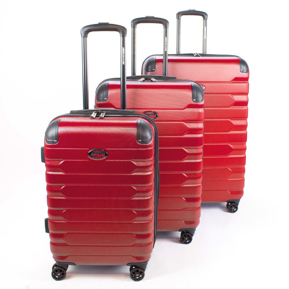 american flyer American Flyer Mina 3-Piece Hardside Spinner Luggage Set