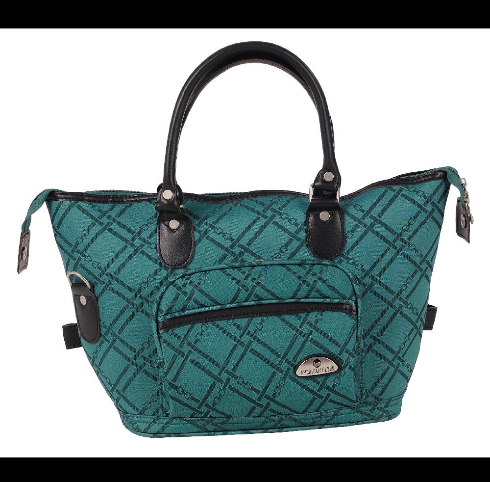 american flyer American Flyer Pemberly Cosmetic Satchel Tote Bag