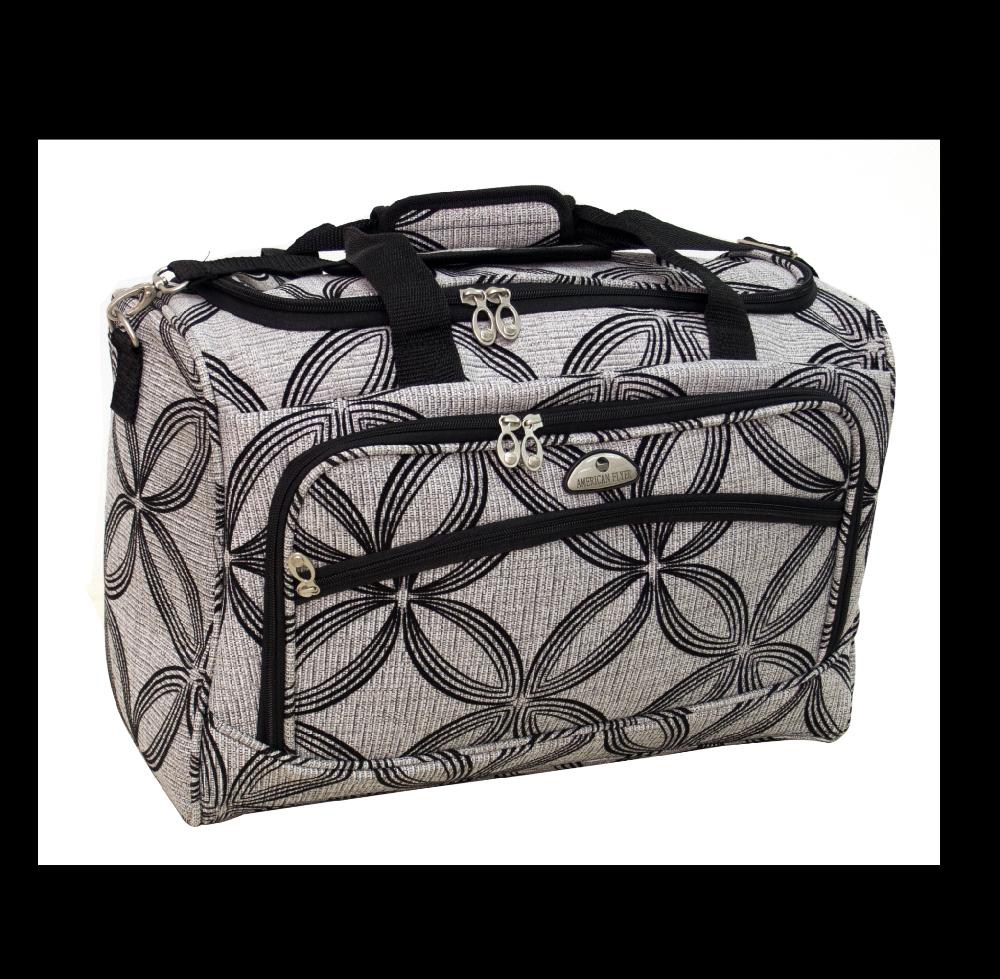 american flyer American Flyer Silver Clover Duffel Bag
