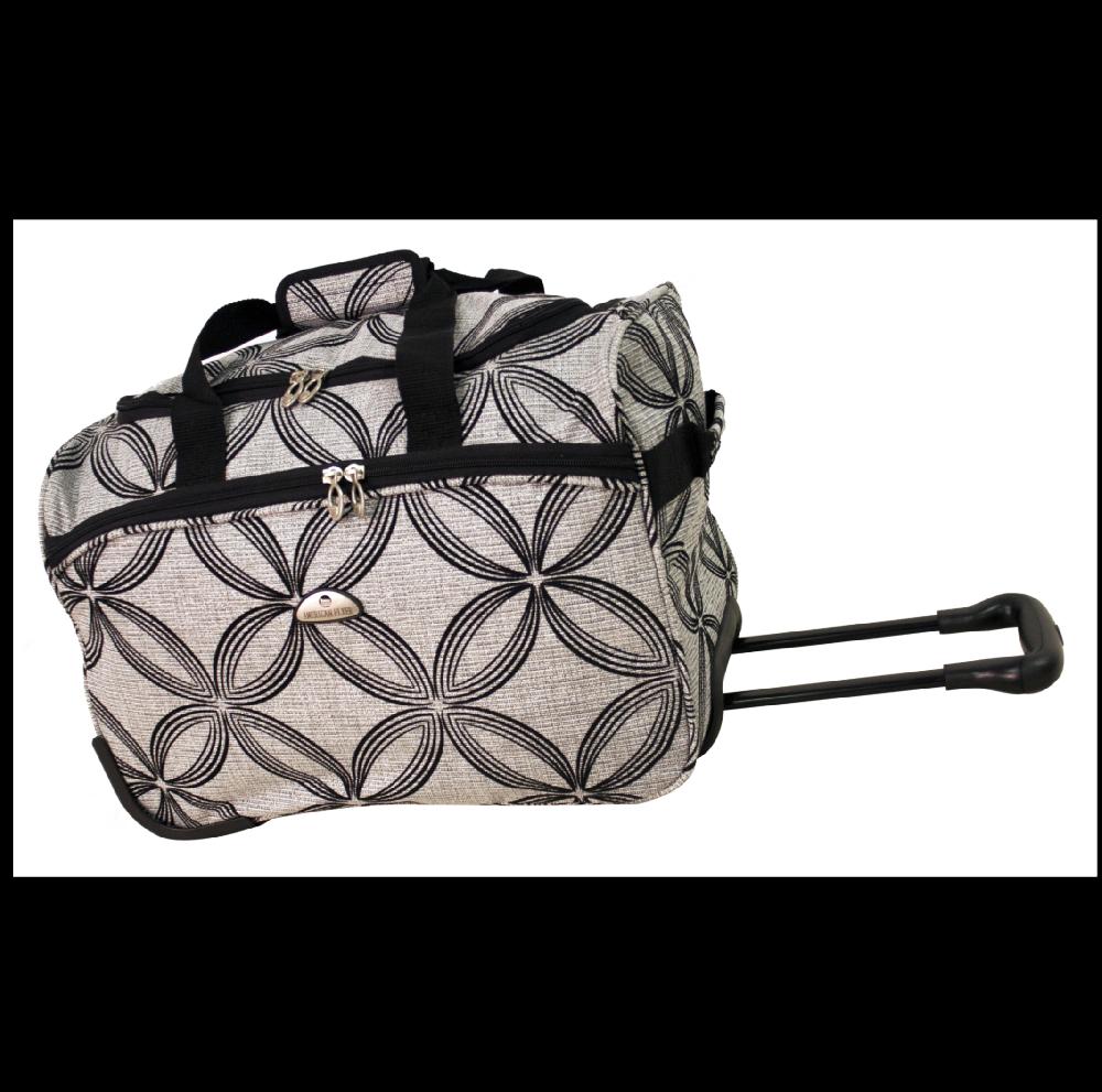 american flyer American Flyer Silver Clover Wheeled Duffel