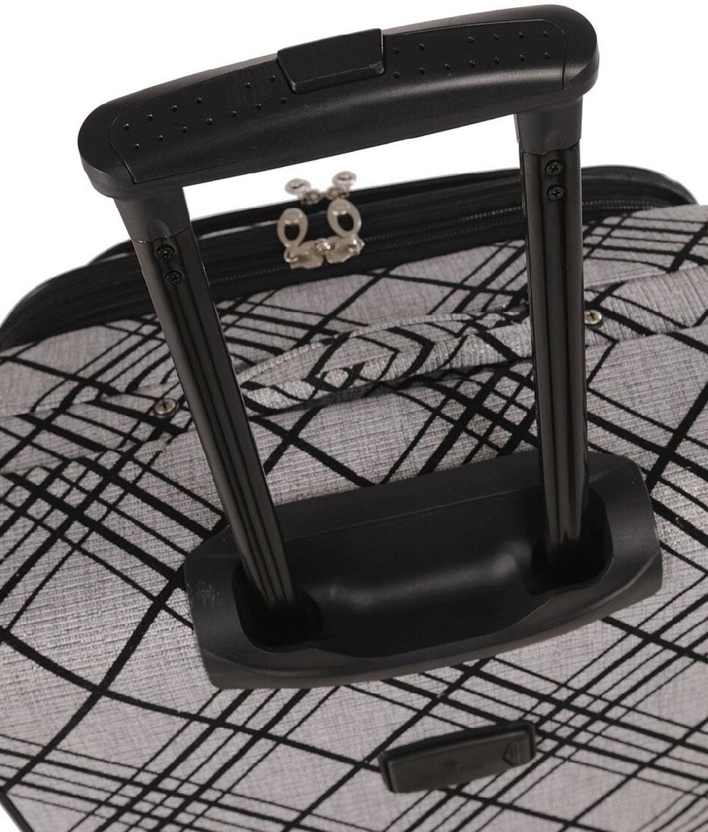 American Flyer American Flyer Silver Stripes 5-Piece Spinner Luggage Set