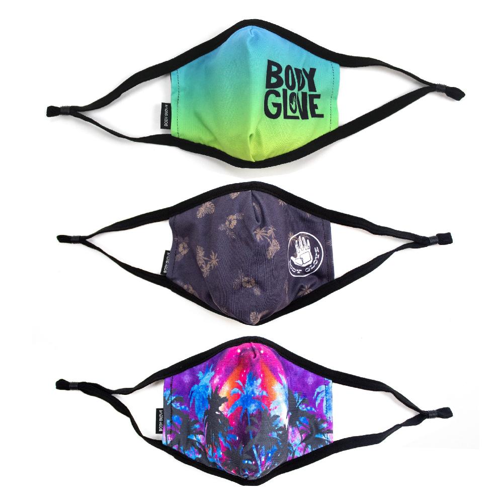 american flyer Body Glove 3-Piece Men's Face Mask Set