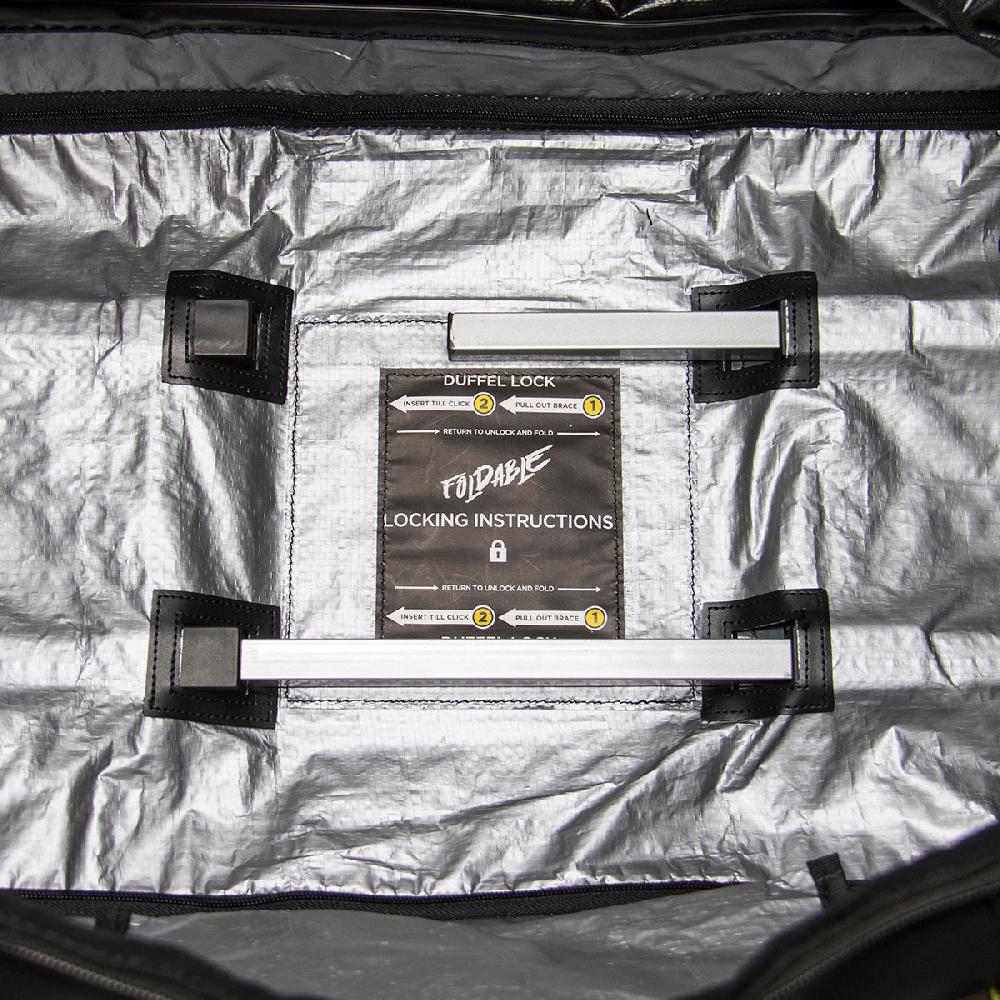 American Flyer Body Glove Merced Waterproof Folding Hardside Hybrid Rolling Duffel