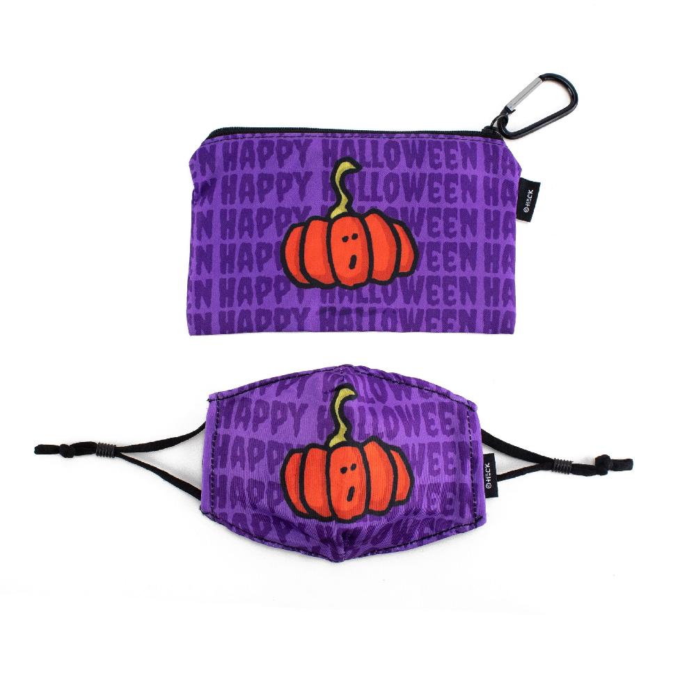 American Flyer Ed Heck Halloween Children's Face Mask & Travel Pouch