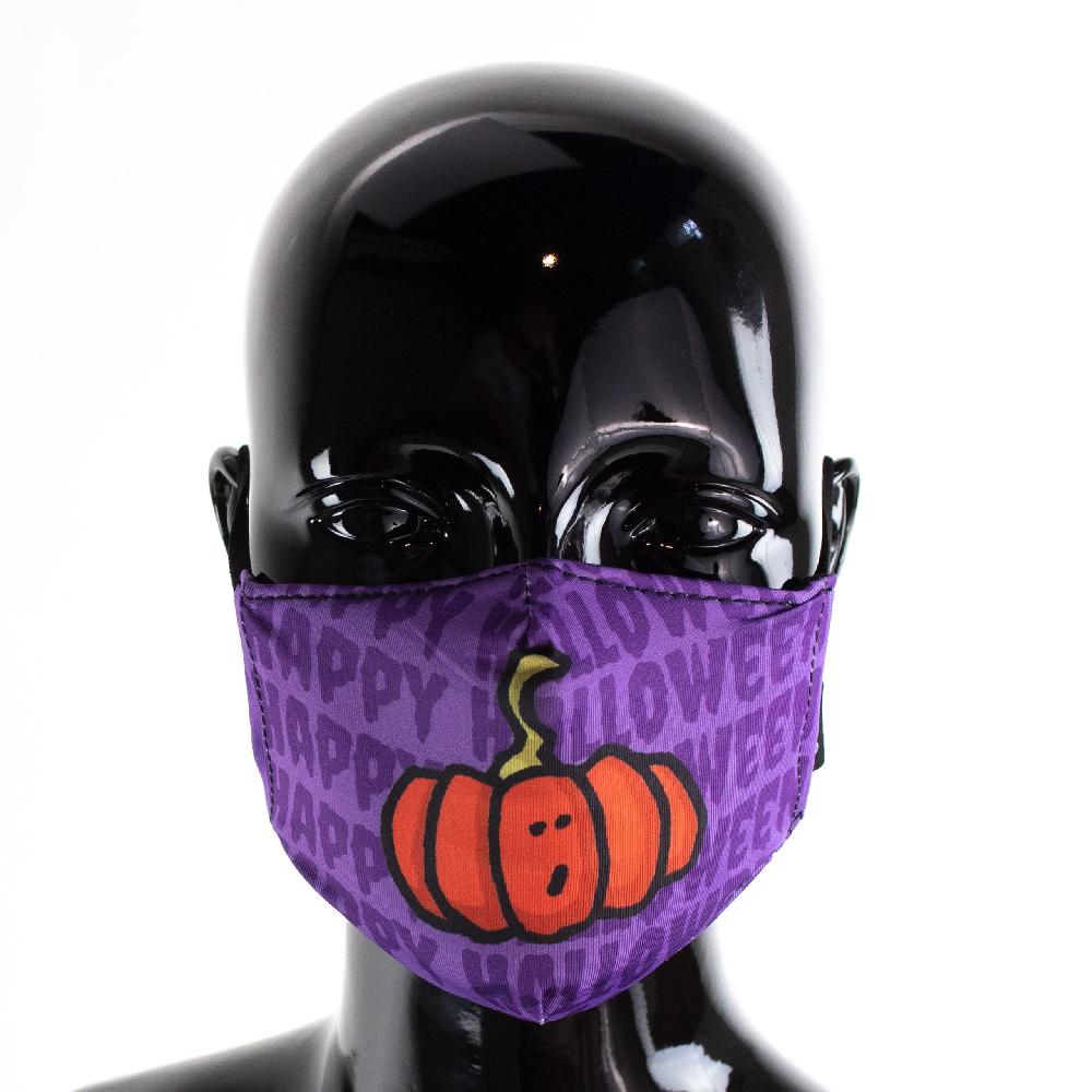 american flyer Ed Heck Halloween Children's Face Mask & Travel Pouch