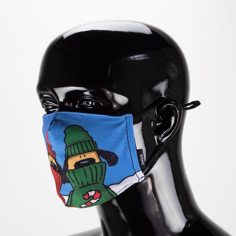 American Flyer Ed Heck Holiday 3-Piece Adult Face Mask Set