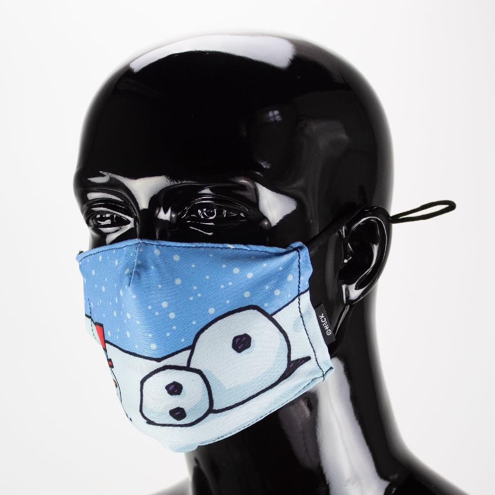 American Flyer Ed Heck Holiday 3-Piece Adult Face Mask Set