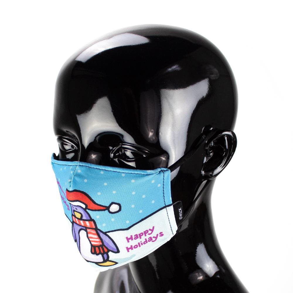 American Flyer Ed Heck Holiday 3-Piece Children's Face Mask Set