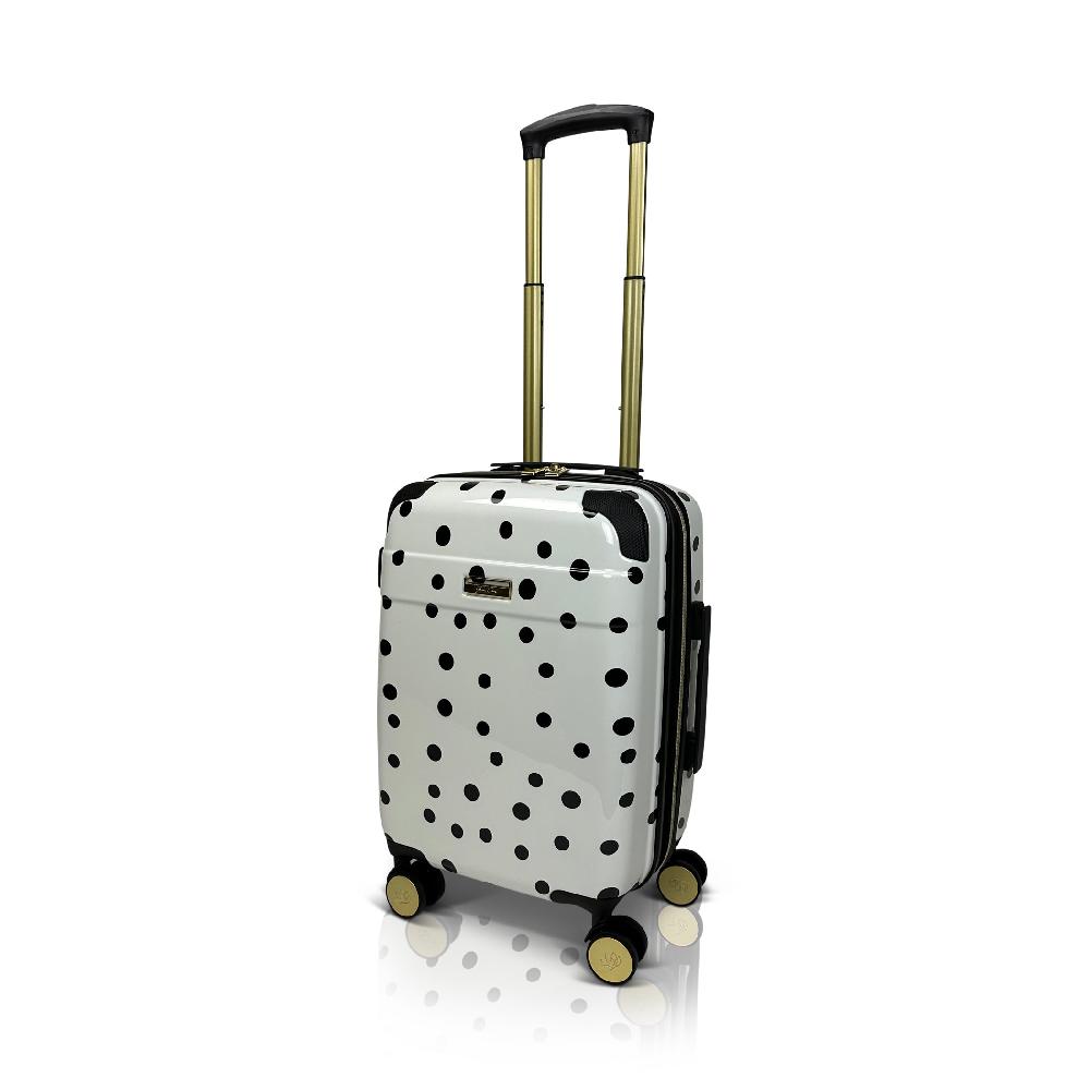 American Flyer Jenni Chan Polka Dot 3-Piece Hardside Spinner Set